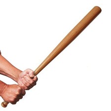 Kit Mazza Da Baseball Professionale in Legno E 2 Palle Sport Softball Top