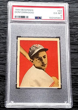 1949 BOWMAN DOM DiMAGGIO BASEBALL CARD #64 *****STUNNING CARD***** PSA 6 EXMT