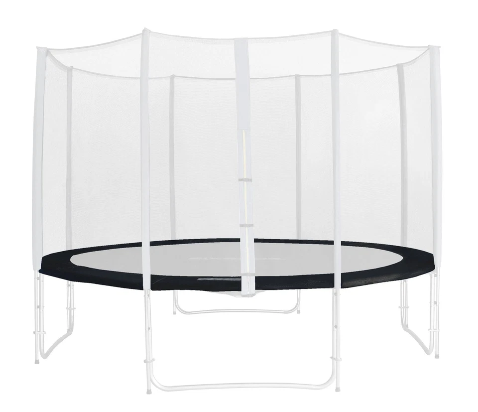 SixBros. Randabdeckung Schwarz Gartentrampolin Federabdeckung Größen 185-460 CM