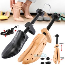 2-way Plastic / Wooden Adjustable Shoe Stretcher Expander for Men Women US 4-14