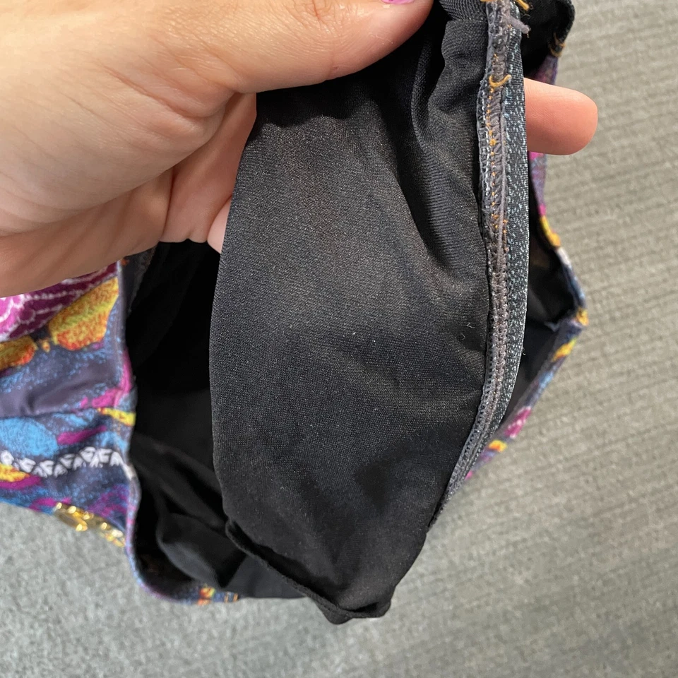 Traje de baño vintage Coogi Y2K para mujer 1X estilo 3D tejido estampado hip hop ajustable Foto 3 de 4