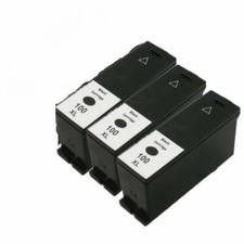 3 PK compatible Lexmark 100 XL Black Ink Cartridges Interpret S405