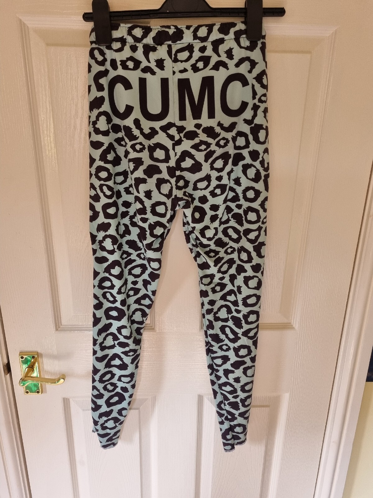 FILA Leggings da canottaggio stampa leopardata taglia small