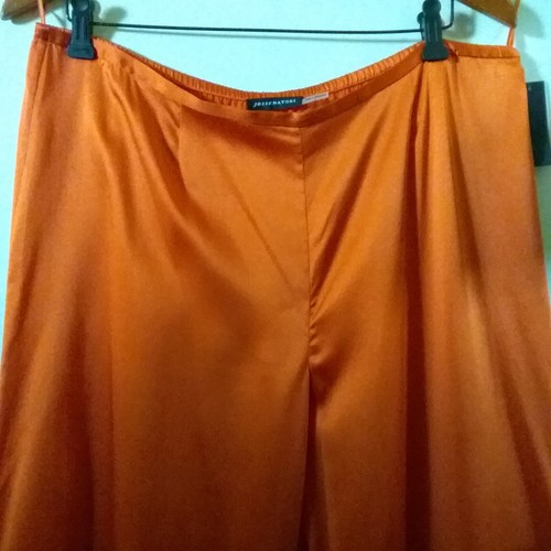 JOSIE NATORI PAJAMA LOUNGEWEAR ORANGE SIZE LARGE NWT - Picture 6 of 8