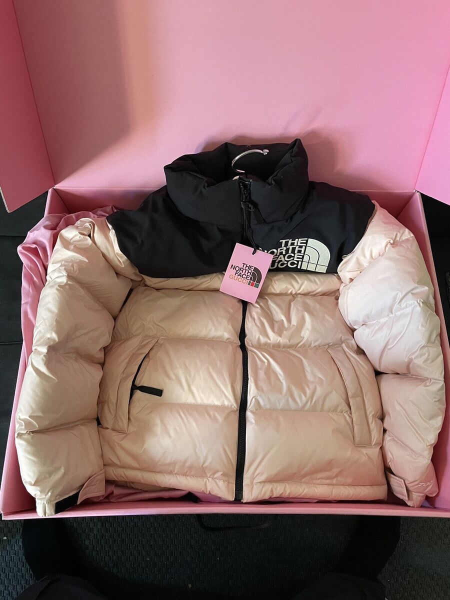 GUCCI X THE NORTH FACE★素敵!PINK LIGHTWEIGHT TECHNO Jacket gucci x the north face jacket / Pink Padded Nuptse | eBay