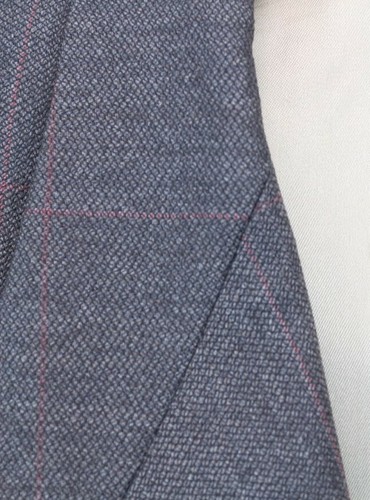 Pierre Cardin Couture 44R Men’s Blazer Wool Sport Jacket Brown Plaid Couture - Picture 11 of 12