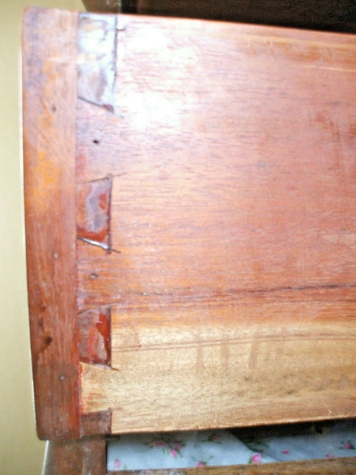 Cómoda antigua de colección de caoba Chippendale Highboy cofre reina Ana muebles  Foto 4 de 4