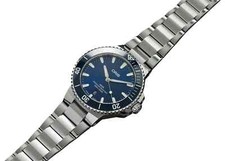 Oris Aquis Date Automatic Steel Blue Dial Divers Mens Watch 733 7787 4135-MB 3