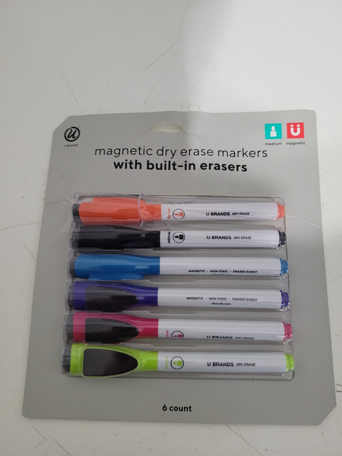 Medium Point Assorted Colors 6 Count