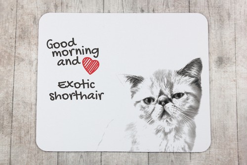 Tapis De Souris Exotique À Poils Courts Avec Chat Art-Chien - Photo 3/7
