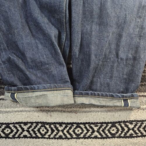 Lee 101Z Cross Hatch Selvedge Herren Jeans 34x34 (34x32) 14,75oz Dark Wash - Bild 8 von 24