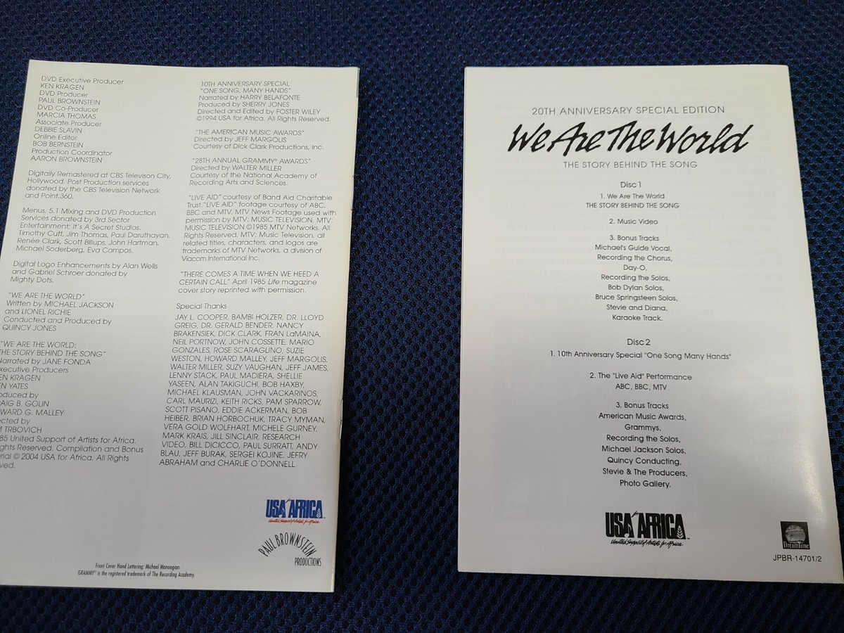 We are the world the story behind the song USA for Africa
