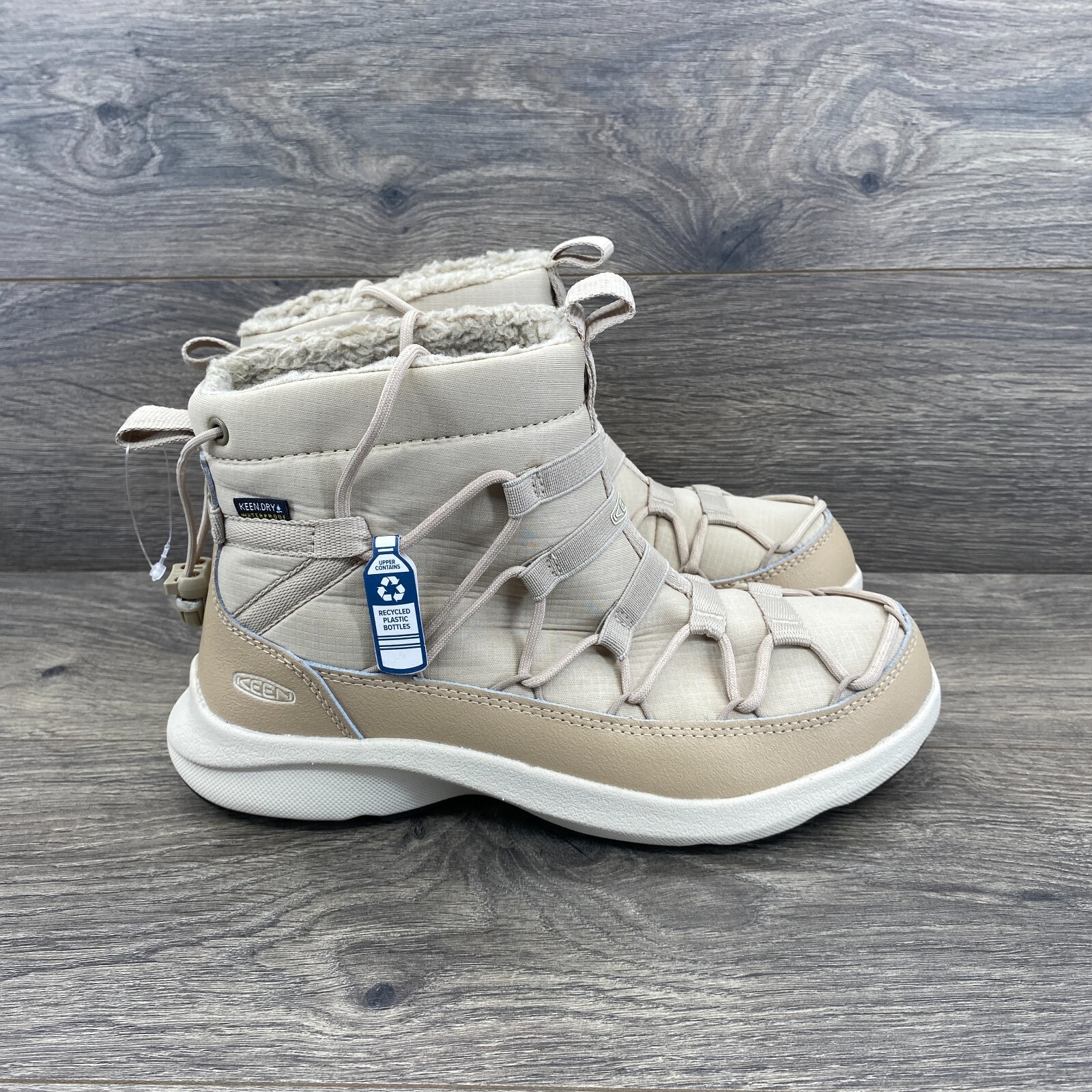 Keen Uneek SNK II Chukka scarpe da trekking impermeabili da donna taglia 7 5 Tan1026619