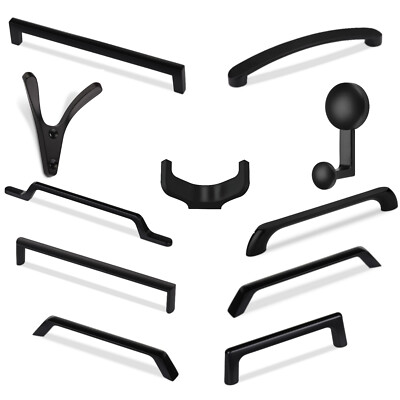 Möbelgriff Garderobenhaken BLACKLINE Schubladengriff Schrankgriff DESIGN SOTECH