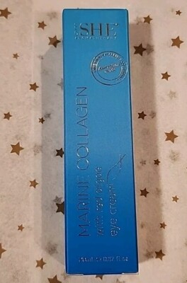 OM SHE Aromatherapy Marine Collagen With Red Algae Eye Cream - 0.67 oz -NIB