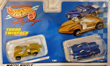 Hot Wheels Racing 96628 Turbo TwinPack Twin Mill Custom PickUp HO Slot Cars