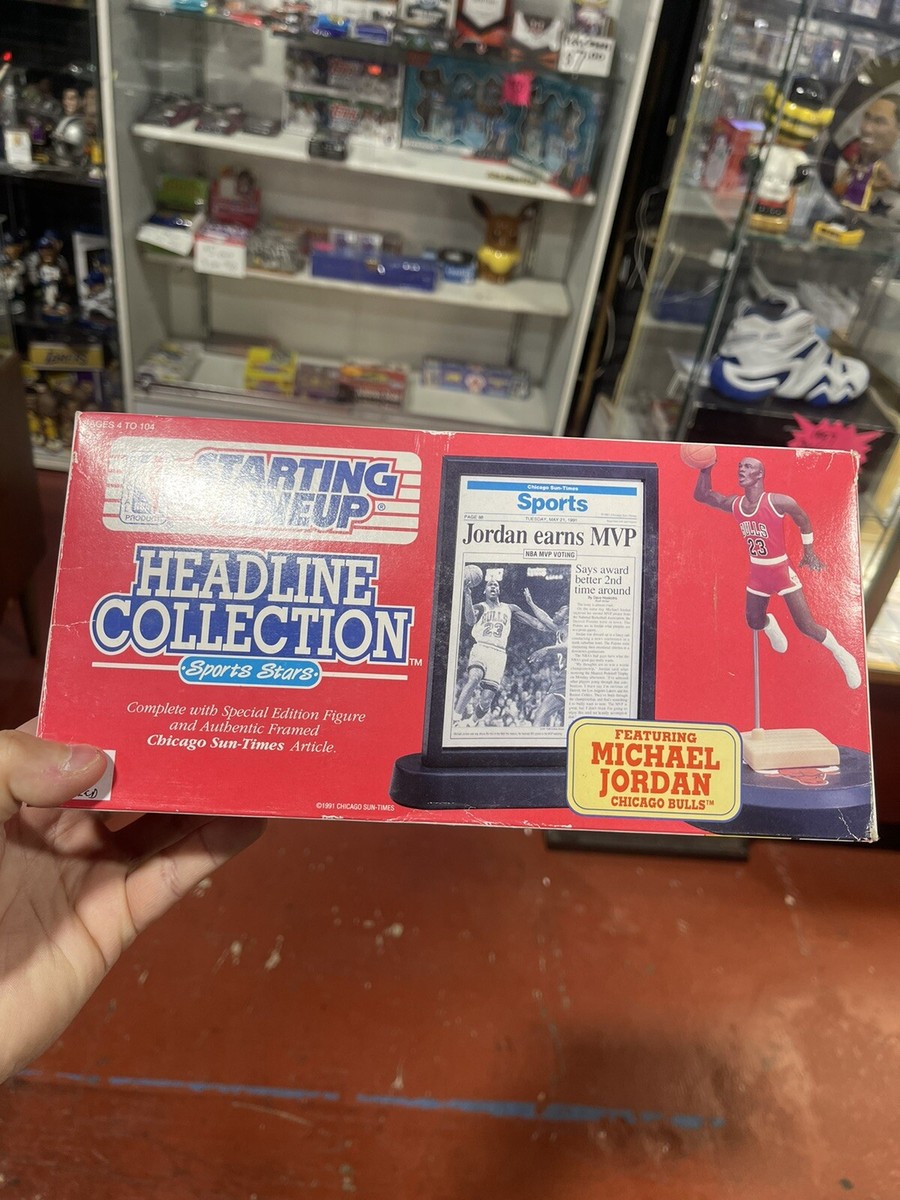 Michael Jordan Kenner Starting Lineup 1992 Headline Michael Jordan Kenner Starting Lineup 1992 Headline
