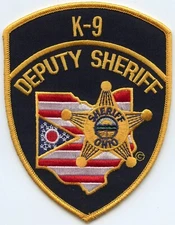 OHIO DEPUTY SHERIFF K-9 SHERIFF POLICE PATCH