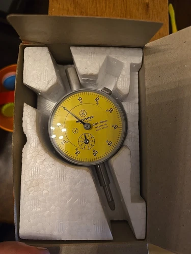 Mitutoyo 2046-08 Dial Gauge 0.01-10mm w/Box made in Japan
