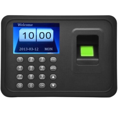 Biometric Fingerprint Checking-in Attendance Machine  Office Employee Time Clock