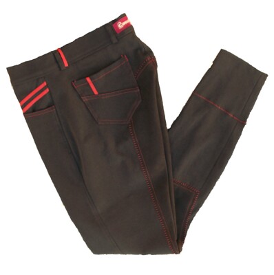 Cavallo Reithose Chiara, kaffee, Vollbesatz Stiefelreithose, Cavallo Reithose