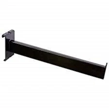 Only Hangers Grid Rectangular Faceout- Black 10 pcs