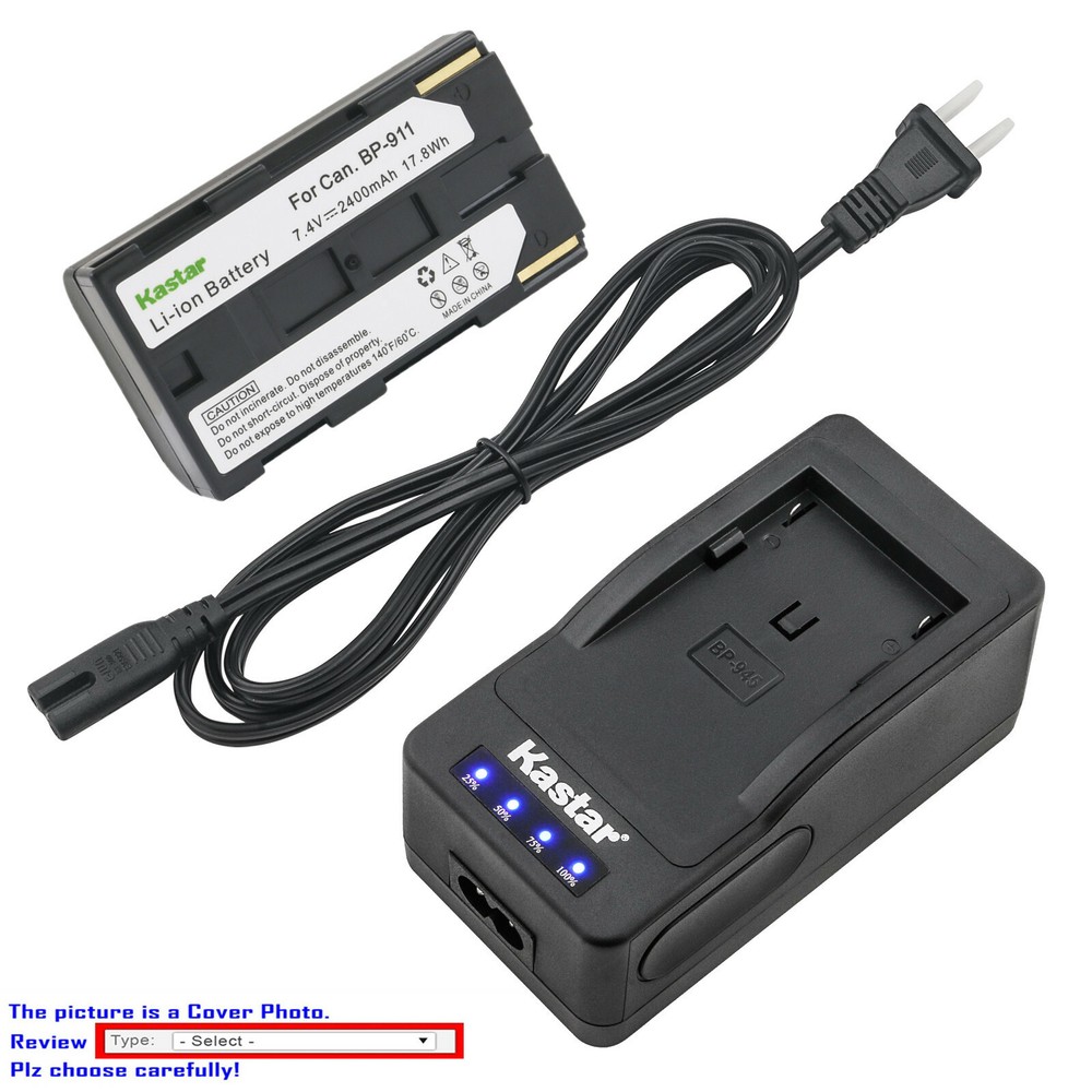 Kastar Battery LED Super Charger for Phase One P40 Plus P40+ P-Back Digital Back