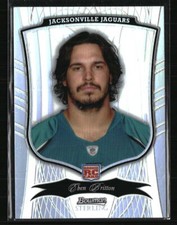 Eben Britton 2009 Bowman Sterling  Refractor RC #38 /299 Football Card