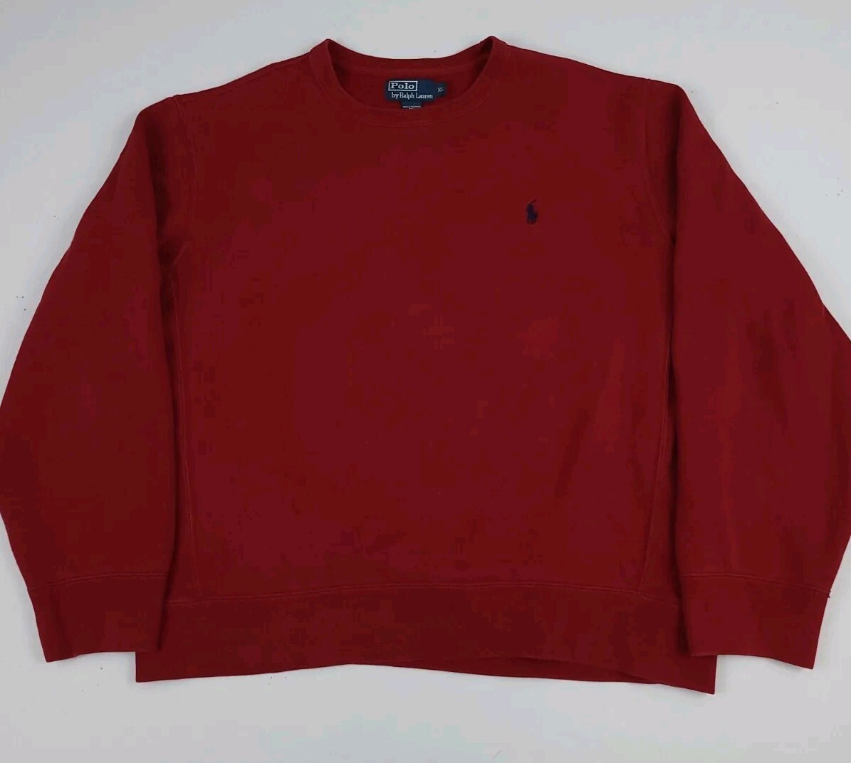 Felpa girocollo vintage Polo Ralph Lauren vintage logo pony sport pesante vintage RL