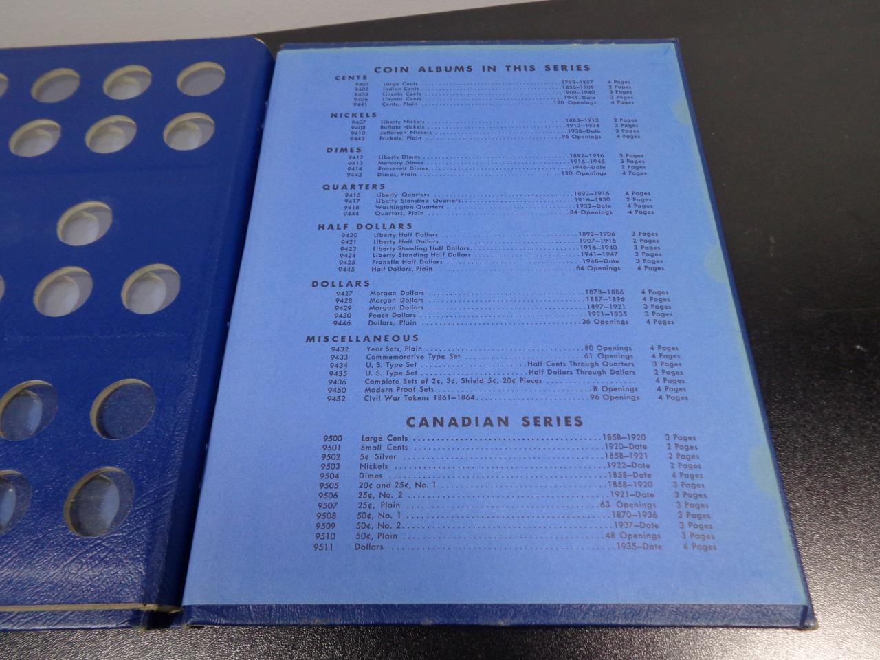 free shipping WHITMAN COIN BOOK FOLDER HOLDER CANADIAN SMALL CENTS