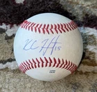Kc Kyle Hunt Signed Baseball Milwaukee Brewers Mississippi State
