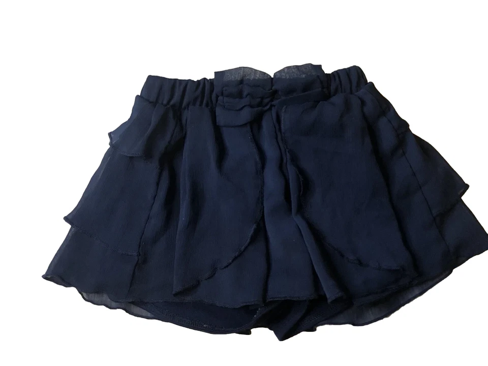 JUICY COUTURE - Tutu - Skort - Skirt With Shorts - SIZE 6X/7 - Navy Blue - Image 2 of 4