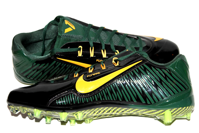 Nike Vapor Carbon Elite 2.0 TD Football Cleats 14 Black Green Gold