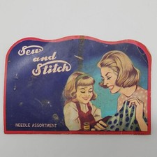 Vintage Sew And Stitch Needle Assortment Nickel Plated Rust Proof