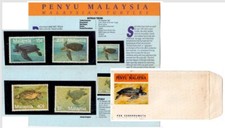 Malaysia 1990 Malaysian Turtles Presentation Pack 4v MNH