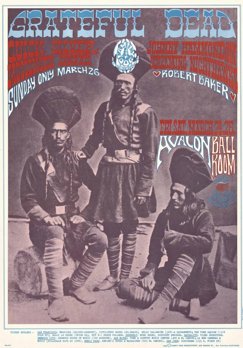 grateful dead family dog poster products for sale | eBay