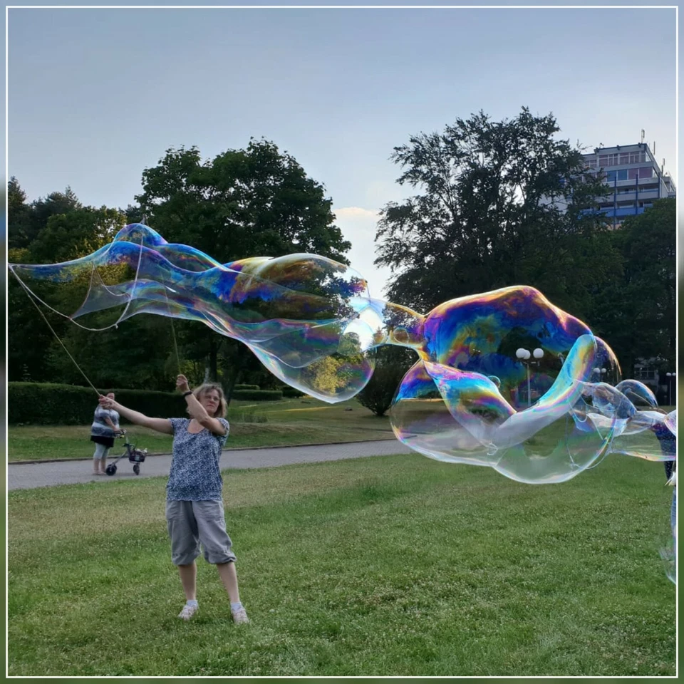 10L (2 x 5 Liter) RIESEN Seifenblasen ~Hochzeit~Geburtstag~Fest~ PARTY~in Pulver - Bild 3 von 4