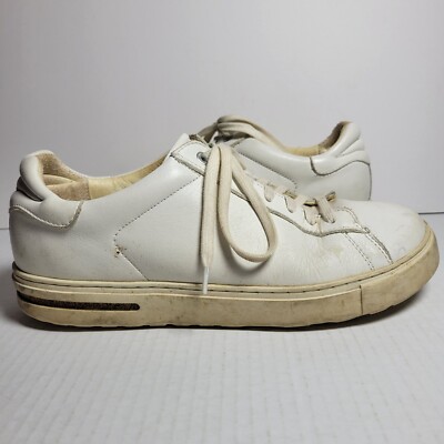 Birkenstock Bend Low Casual comfort  Shoes Sneakers White Leather 41 L 10 M 8