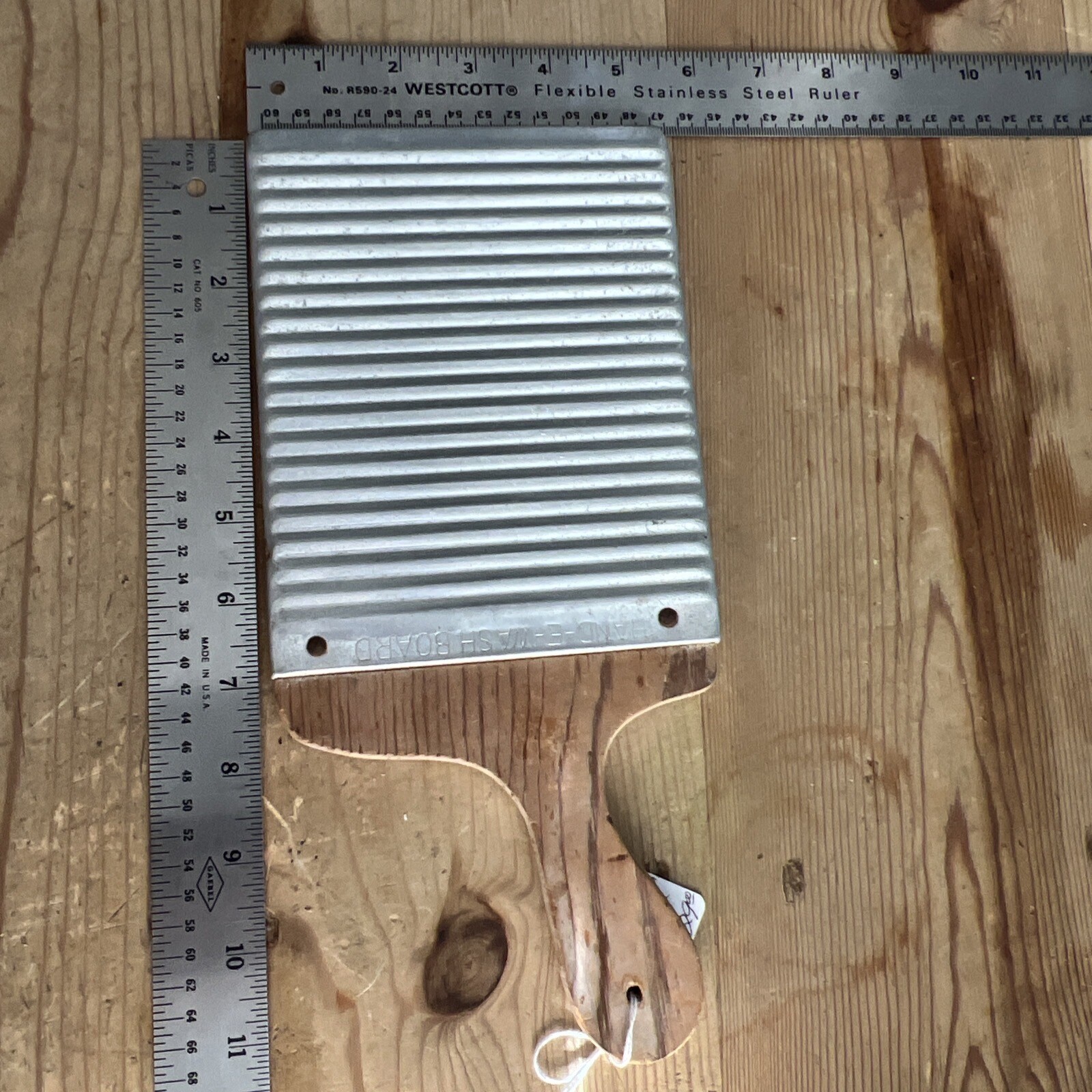 1930's Vintage Small Wood HANDEWASHBOARD Minneapolis MN Hand Held Washboard eBay