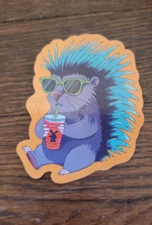 Dutch Bros Sticker Released May 2025 "Hedge Hog!" New