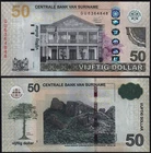 Suriname  -  50 Dollar  (UNC)  p165d  2020