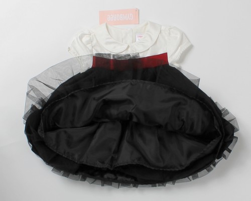 NWT girls size 3 6 12 18 months Gymboree HOLIDAY TRADITIONS dress & hair clips!! - Picture 3 of 8