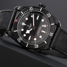 Tudor Black Bay Dark Heritage 41mm Black Dial PVD Coated Stainless Sapphire