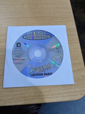 D1 My First Encyclopedia Spiderman Cartoon Maker PC Game Disc Only