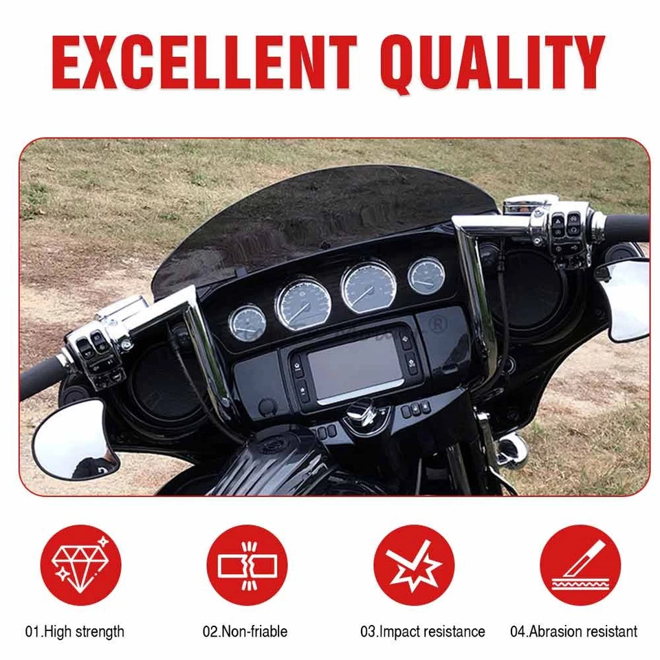 Chrome Switch Housing Cover Kit For Harley Touring 14-23 Aftermarket #71500185 - Image 3 of 4