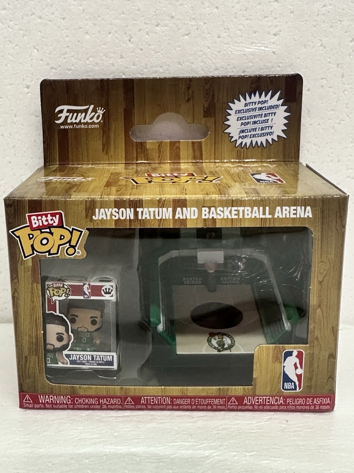 Funko Bitty Pop! Jayson Tatum Basketball Arena Celtics Vinyl Figure Set