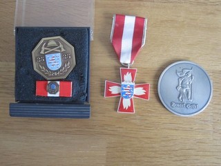 Konvolut Abzeichen Medaille Brandschutzehrenzeichen Silber Hessen Ehrenzeichen