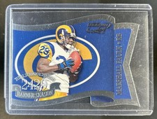 2000 Leaf Marshall Faulk Banner Season #/2429 Rams