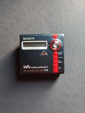 Sony Walkman MZ-N707 MiniDisc Recorder Black Tested Working 