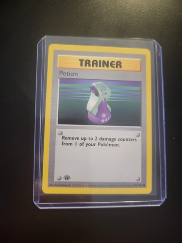 Pokemon Card - 1st Edition - Potion 94/102 Base Set 1999 Trainer - Picture 3 of 11